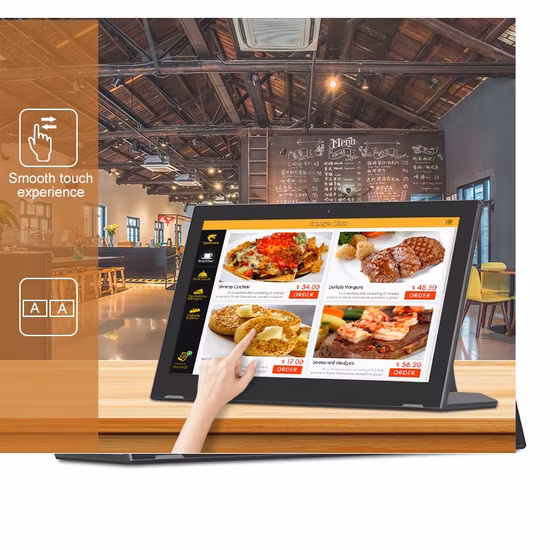 High Quality Android 7.1 Poe Touch Screen Tablet PC L Style Table Service Tablet